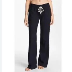 Roxy Oceanside Linen Pants • Women’s XS • Breezy Flared Beach-Chic